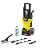 Kärcher K3 Car limpiadora de alta presión o hidrolimpiadora Vertical Eléctrico 330 l/h 1650 W Negro, Amarillo, 1 usuario
