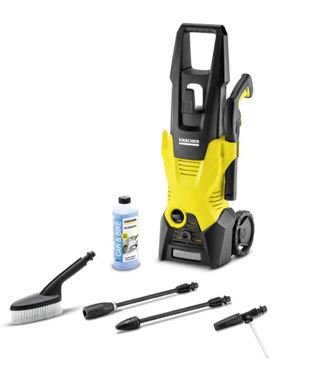 Kärcher K3 Car limpiadora de alta presión o hidrolimpiadora Vertical Eléctrico 330 l/h 1650 W Negro, Amarillo, 1 usuario
