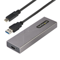 StarTech.com Caja Externa de Aluninio USB-C 10Gbps a NVMe M.2 o SSD M.2 SATA - Sin Herramientas para SSD M.2 NGFF PCIe/S