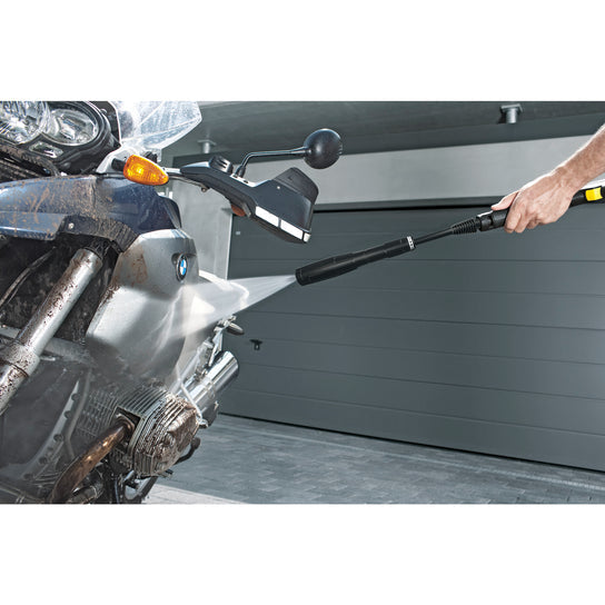 Kärcher K4 limpiadora de alta presión o hidrolimpiadora Vertical Eléctrico 350 l/h 1500 W Negro, Amarillo, 1 usuario(s)
