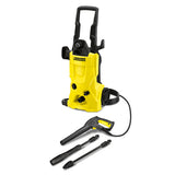 Kärcher K4 limpiadora de alta presión o hidrolimpiadora Vertical Eléctrico 350 l/h 1500 W Negro, Amarillo, 1 usuario(s)