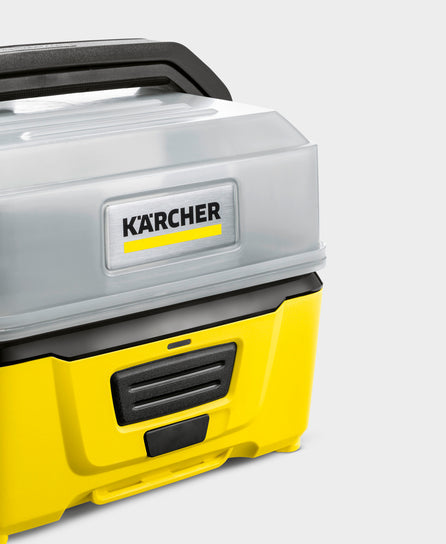 Kärcher OC 3 limpiadora de alta presión o hidrolimpiadora Compacto Batería 120 l/h Negro, Amarillo, Baja presión