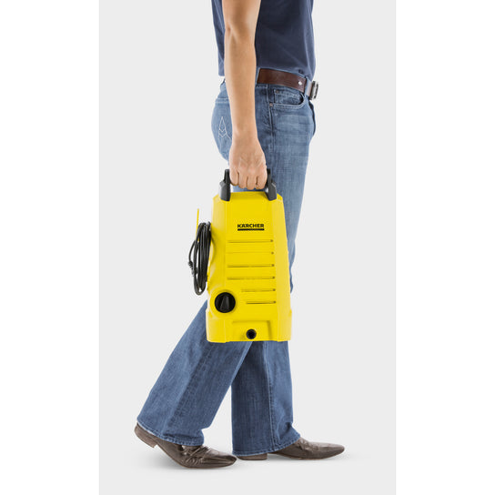 Kärcher K1 Car limpiadora de alta presión o hidrolimpiadora Compacto Eléctrico 270 l/h 1200 W Negro, Amarillo