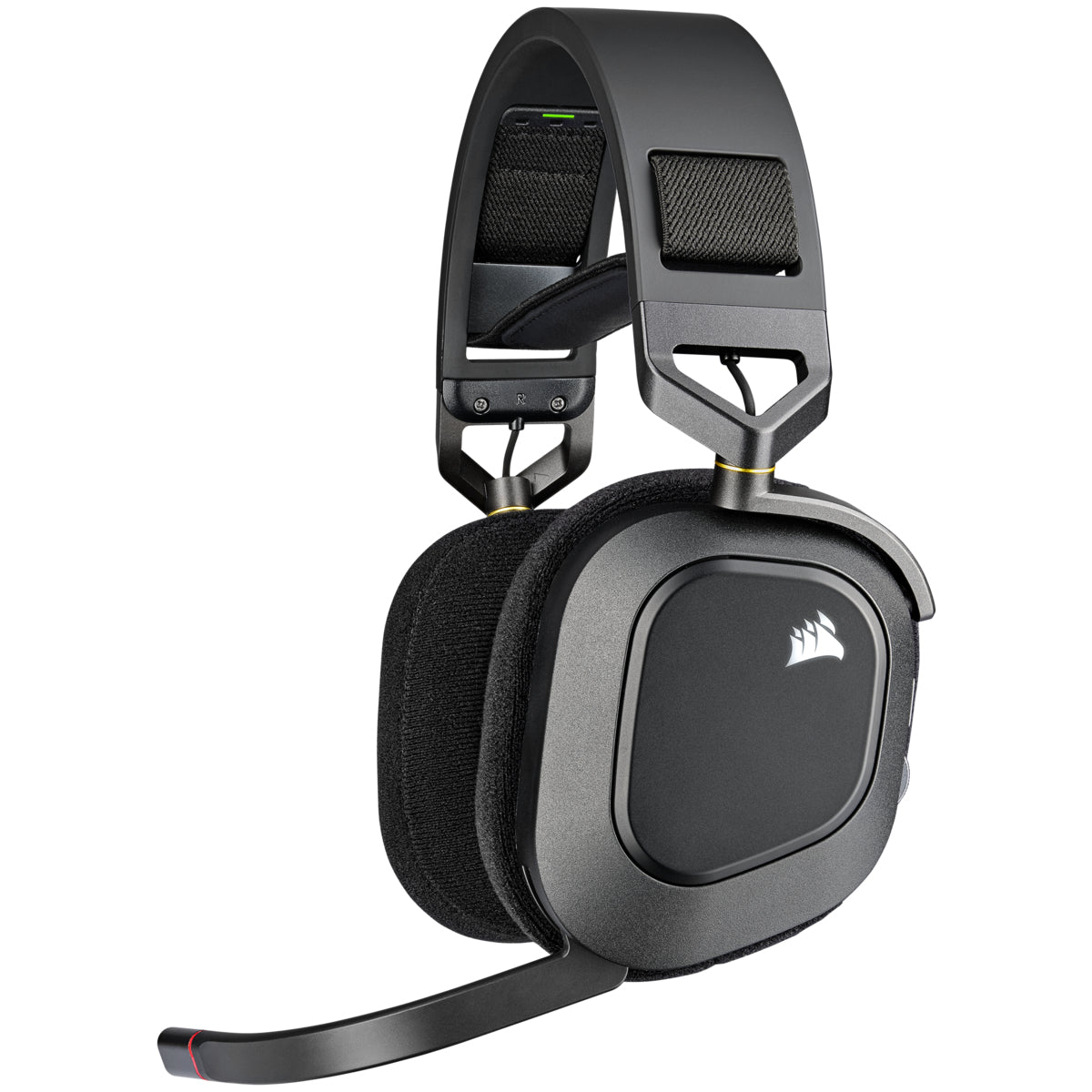 Corsair HS80 RGB WIRELESS Auriculares Inalámbrico y alámbrico Diadema Juego Carbono, 20 - 40000 Hz, 368 g
