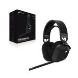 Corsair HS80 RGB WIRELESS Auriculares Inalámbrico y alámbrico Diadema Juego Carbono, 20 - 40000 Hz, 368 g
