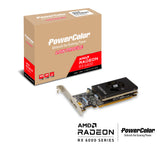 PowerColor AXRX 6400 LP 4GBD6-DH tarjeta gráfica AMD Radeon RX 6400 4 GB GDDR6