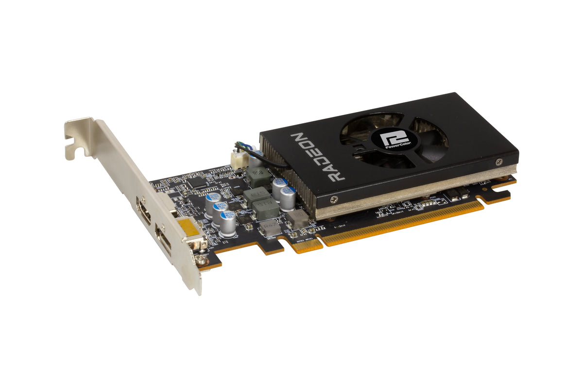 Tarjeta de Video AMD Power Color Radeon RX6400 4GB Single Fan Low Profile GDDR6 PCIe 4.0 1xHDMI 1xDP