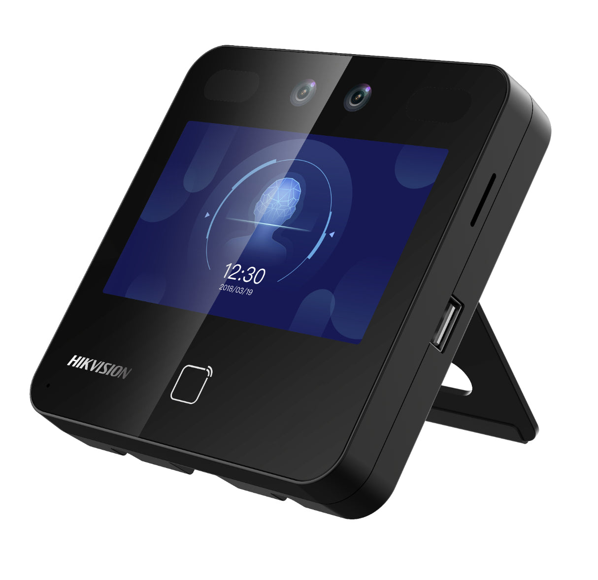 Hikvision DS-K1T343MWX lector de control de acceso Terminal de reconocimiento facial Negro