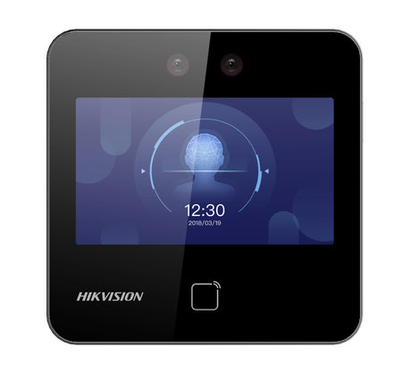 Hikvision DS-K1T343MWX lector de control de acceso Terminal de reconocimiento facial Negro