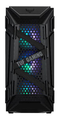 ASUS TUF Gaming GT301 carcasas ordenador ABS, Acero, Vidrio templado Midi Tower PC Negro