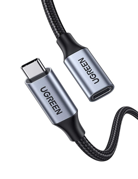 Ugreen USB-C 3.1 Extension Cable cable USB USB 3.2 Gen 2 (3.1 Gen 2) 1 m USB C 10 Gbit/s Negro, Gris