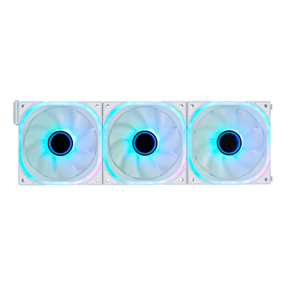 VORAGO Kit Ventiladores FKG500-WH, Producto Empresarial, 3 Velocidades, Bajo Ruido