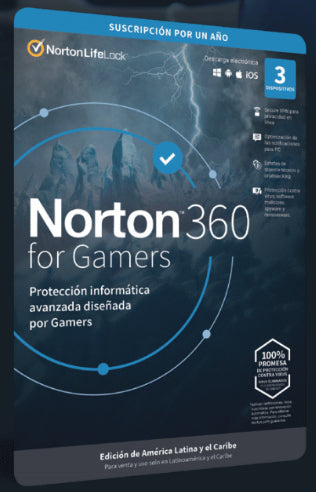 Norton 21415299 software de seguridad Seguridad de antivirus 1 licencia(s) 1 año(s) 3