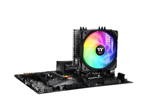 Thermaltake UX200 SE ARGB Procesador Enfriador de aire 12 cm Negro, Blanco, 800 RPM, 1800 RPM