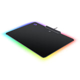 REDRAGON P009 EPEIUS, Mousepad rígido con iluminación RGB, Negro, Translúcido, ABS sintéticos