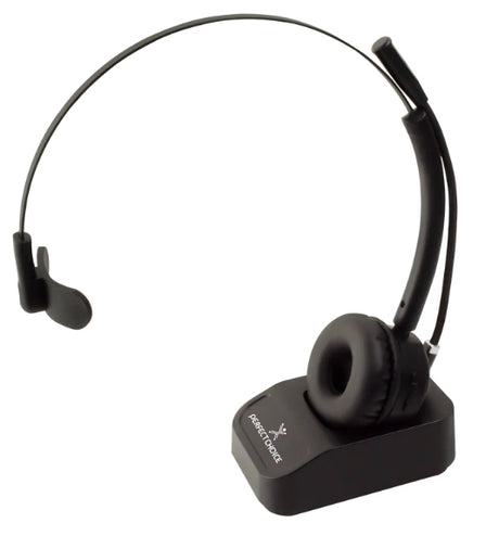 Perfect Choice PC-116974 audífono y auriculare Auriculares Inalámbrico Diadema Oficina/Centro de llamadas Bluetooth Base