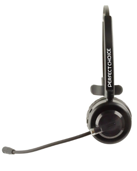 Perfect Choice PC-116974 audífono y auriculare Auriculares Inalámbrico Diadema Oficina/Centro de llamadas Bluetooth Base