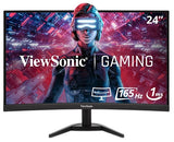 Viewsonic VX Series VX2418C Monitor 61 cm (24") 1920 x 1080 Pixeles LCD Negro