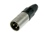 Epcom EP-XLRM cambiador de género para cable XLR 3-Pin Negro, Acero inoxidable
