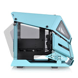 Thermaltake AH T200 Midi Tower Negro, Turquesa, Micro ATX, Mini-ITX, SPCC