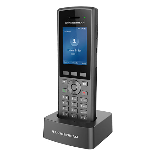 Grandstream Networks WP825 teléfono IP Antracita 2 líneas LCD Wifi, IP del teléfono celular, Escritorio, Antibacteriano