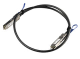Mikrotik XQ+DA0001 Cable de fibra óptica e InfiniBand 1 m QSFP+ to QSFP+ / QSFP28 to QSFP28 Negro