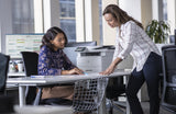 HP LaserJet Enterprise M430f Multifunction Blanco y negro Impresora, Ethernet solamente; Copiadora, escáner