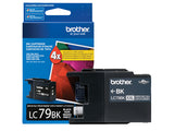 Brother LC79BK Cartucho de Tinta Tinta a base de pigmentos 1 pieza(s) 2400 páginas Original