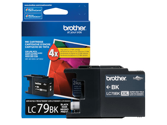 Brother LC79BK Cartucho de Tinta Tinta a base de pigmentos 1 pieza(s) 2400 páginas Original