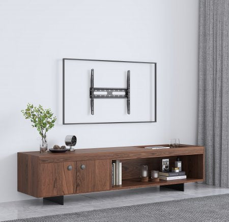 Manhattan Soporte de pared para TV/monitores (Fijo Ultrafino), pantallas 32"–55", Compatibilidad VESA: de 75x75 a 400x400 mm (verifique las dimensione