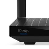 Linksys Hydra 6 router inalámbrico Gigabit Ethernet Doble banda (2,4 GHz / 5 GHz) Negro, Wi-Fi 6 (802.11ax), Router de m