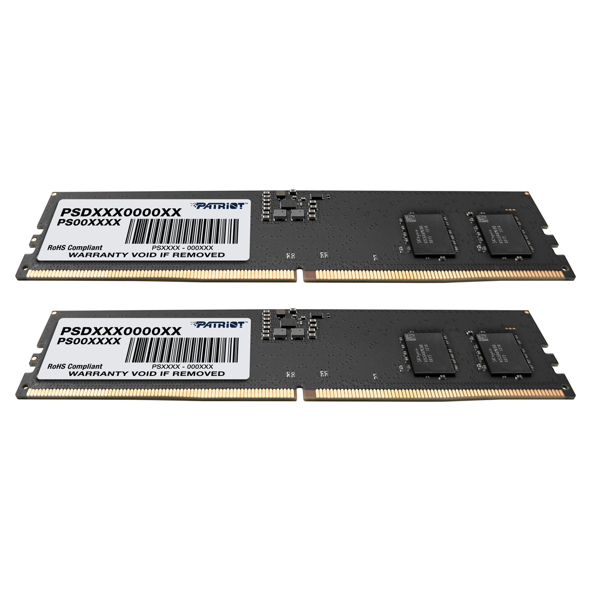 Patriot Memory Signature Line PSD516G4800K módulo de memoria 16 GB 2 x 8 GB DDR5 288-pin DIMM, 4800 MHz