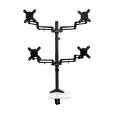 Tripp Lite DDR1327SQFC Soporte Cuádruple de Escritorio Articulado de Brazo Flexible de Movimiento Co