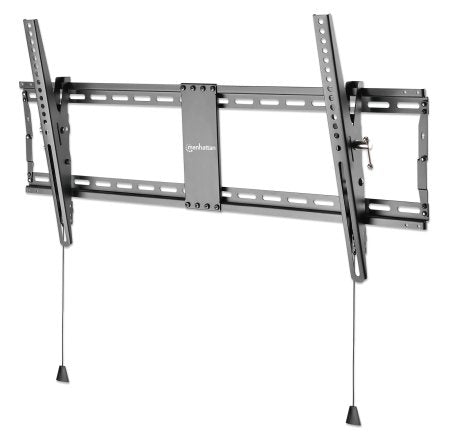 Manhattan Soporte de pared para TV/monitores (Inclinable de perfil bajo), pantallas 37"–100", Compatibilidad VESA: de 200x200 a 800x400 mm (verifique
