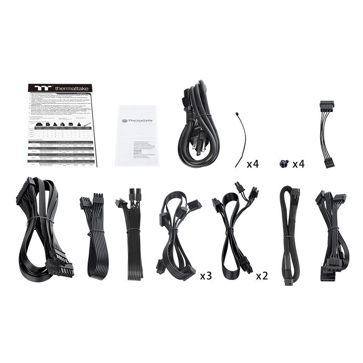 Thermaltake Toughpower GF3 unidad de fuente de alimentación 850 W 24-pines ATX ATX Negro, 100 - 240 V, Activo, 120 W