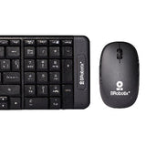 BRobotix 6000618 teclado Ratón incluido Universal RF inalámbrico QWERTY Español Negro