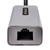 StarTech.com Adaptador USB-C a Ethernet - Adaptador USB 3.0 de Red Ethernet Gigabit 10/100/1000 Mbps - Adaptador USB Tipo C a RJ45 Ethernet - Cable de 30cm Incorporado - sin Controladores tarjetas de red Alámbrico USB Tipo C Ethernet 1