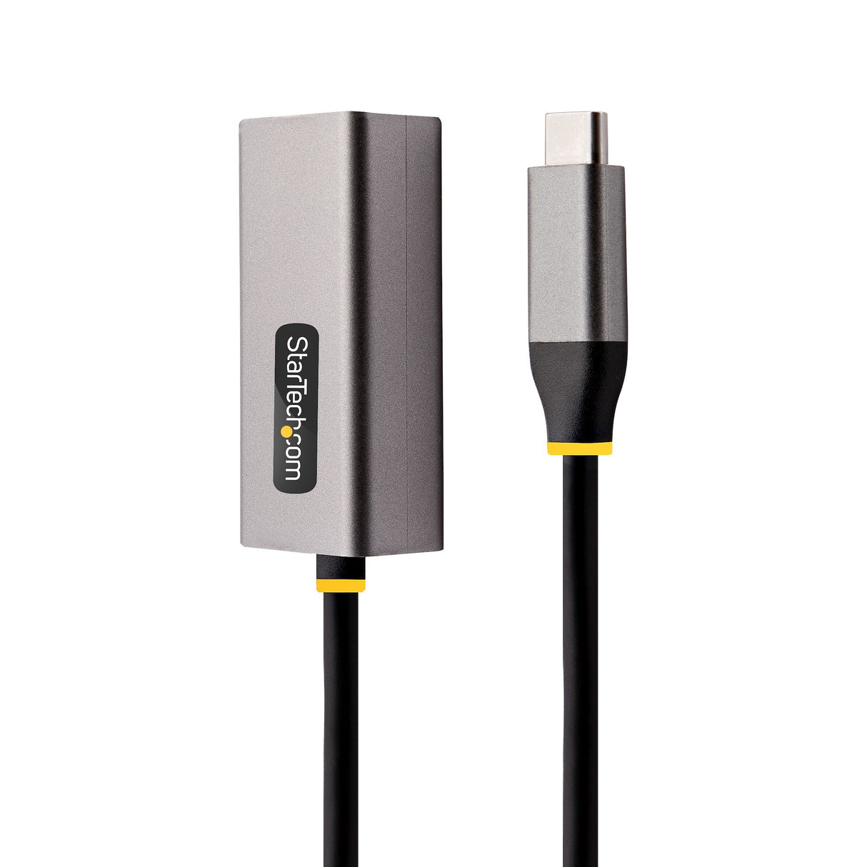 StarTech.com Adaptador USB-C a Ethernet - Adaptador USB 3.0 de Red Ethernet Gigabit 10/100/1000 Mbps - Adaptador USB Tipo C a RJ45 Ethernet - Cable de 30cm Incorporado - sin Controladores tarjetas de red Alámbrico USB Tipo C Ethernet 1