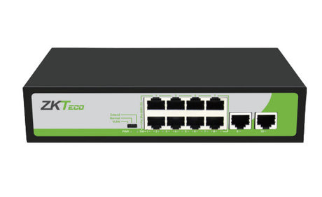 ZKTeco PE082-120-C switch Fast Ethernet (10/100) Energía sobre Ethernet (PoE)