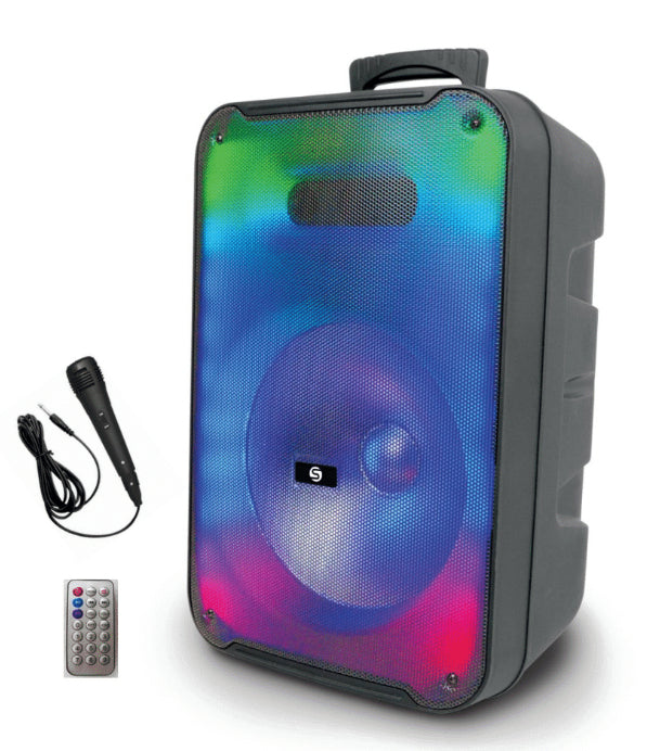 Misik MB2212 altavoz portátil y para fiesta Altavoz portátil mono Negro, De 1 vía, 8000 W, Inalámbrico