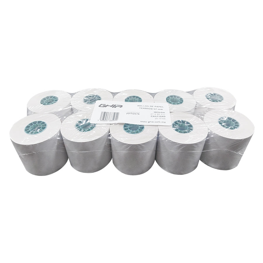 Ghia PTG57N papel térmico, 10 pieza(s) | Papel térmico