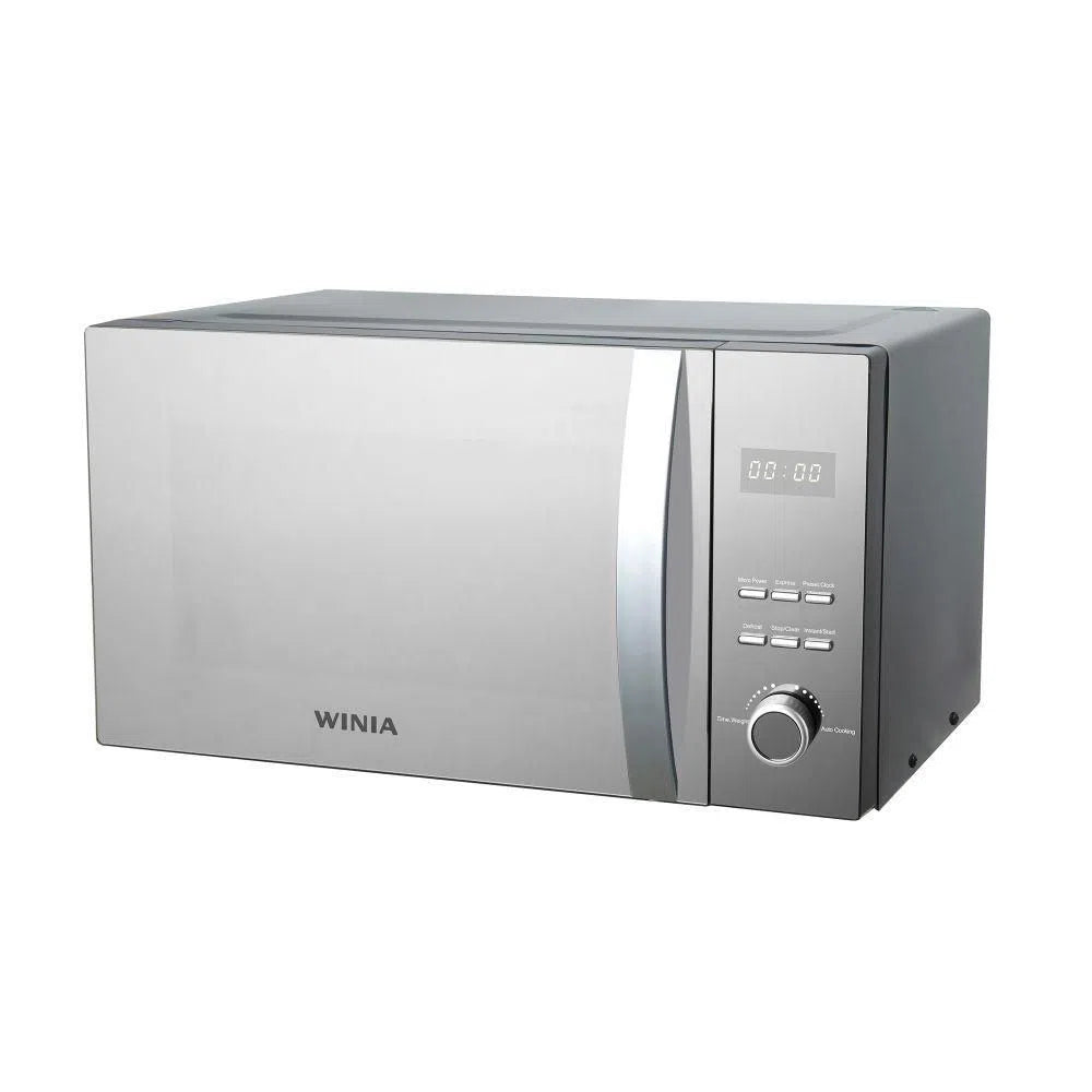 WINIA KOS-81HS microondas Plata Solo microondas Mostrador 22.65 L 800 W, Pantalla incorporada, Botones, Giratorio