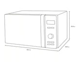 WINIA KOS-61HB microondas Negro Solo microondas Mostrador 19.8 L 700 W, Pantalla incorporada, LED