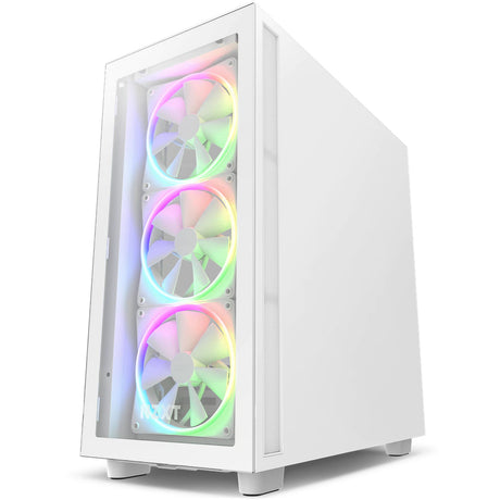 NZXT H7 Elite Midi Tower Blanco, ATX, EATX, Micro ATX, CM-H71EW-01 | Gabinetes de computadora