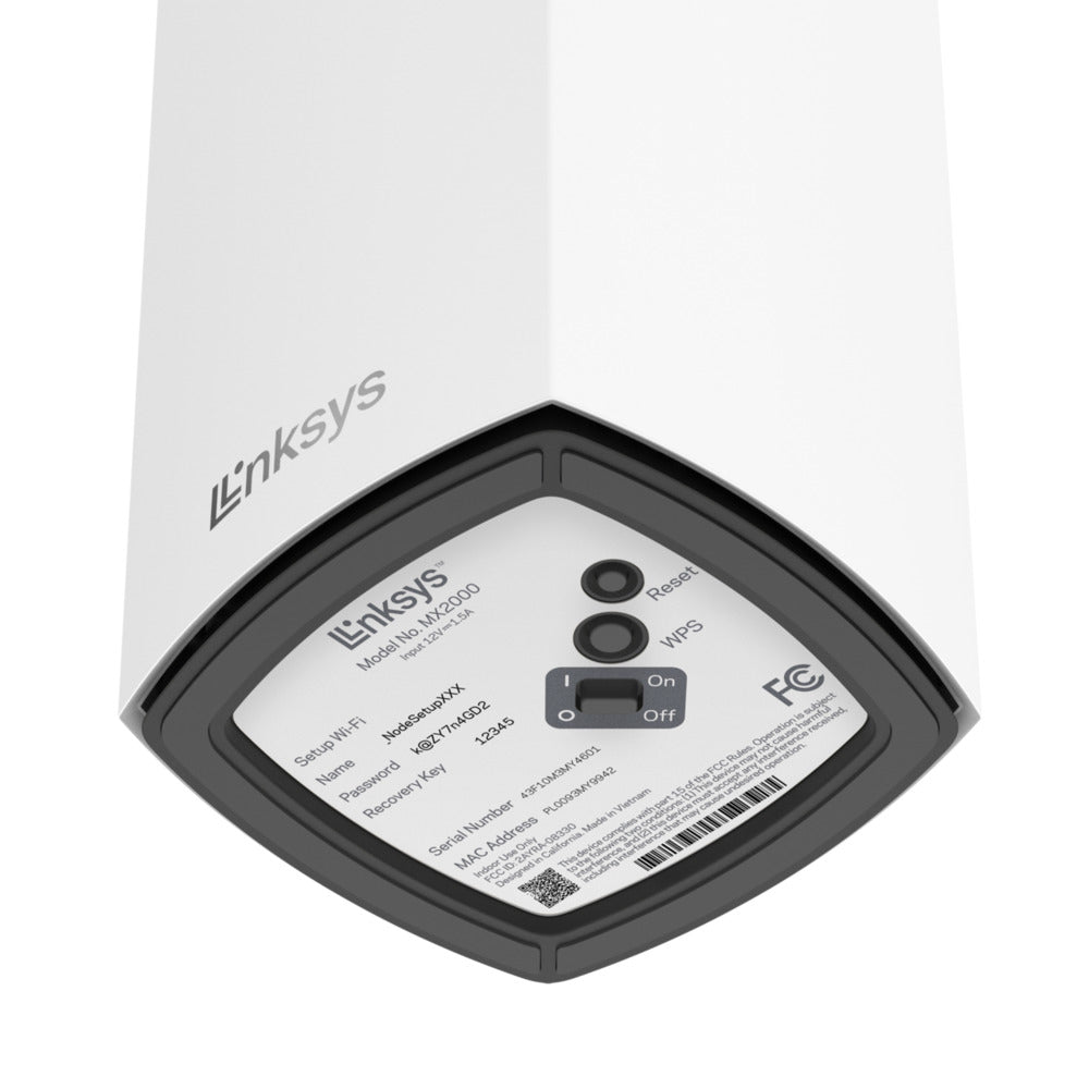 Linksys Atlas 6 sistemas wi-fi mesh (wi-fi en malla) Sistema de malla Blanco Estado Interno