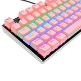 REDRAGON A130P-SP SCARAB PINK, Keycaps de PBT tipo Pudding color Rosa