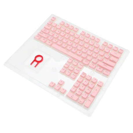 REDRAGON A130P-SP SCARAB PINK, Keycaps de PBT tipo Pudding color Rosa, Cubierta de teclado, Polibutileno tereftalato (PB