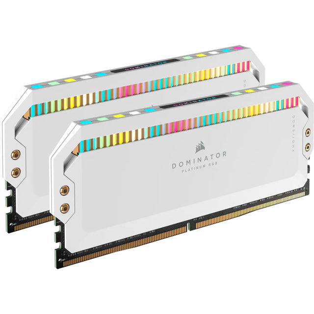Corsair Dominator CMT64GX5M2B5600C40W módulo de memoria 64 GB 2 x 32 GB DDR5 288-pin DIMM, 5600 MHz, Blanco
