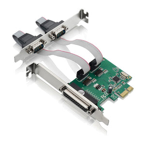 X-Media XM-PEX-1P2S tarjeta o adaptador de interfaz Interno Paralelo, De serie, PCIe, RS-232, Windows Server 2000
