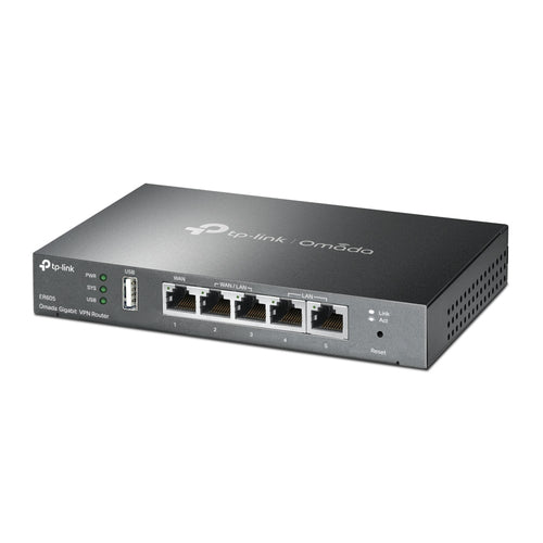 TP-Link ER605 Routers con cable Si No IEEE 802.1Q, IEEE 802.3, IEEE 802.3ab, IEEE 802.3u, IEEE 802.3x